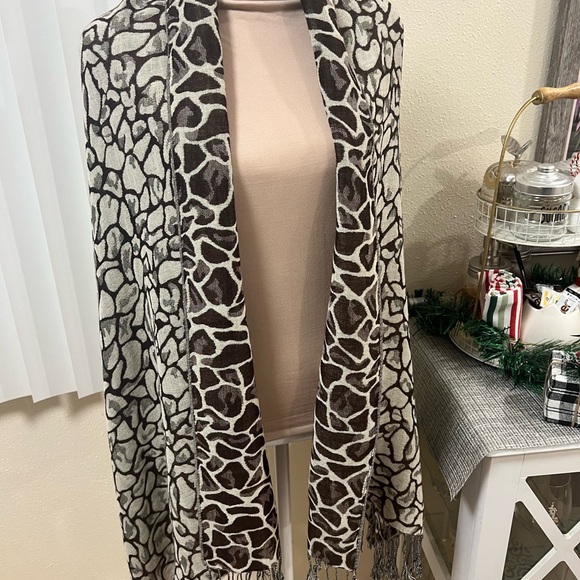 SCARF LARGE 2 sides style!!! ( Pashmina ) Cashmere wool. - Picture 2 of 16